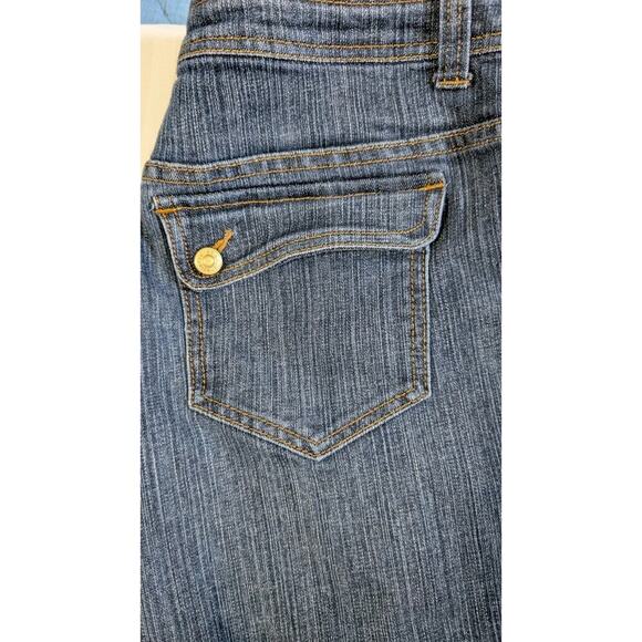Venezia Bootcut Jeans Size 20 Plus Y2K Vintage Medium Wash Denim Front Seam - Picture 6 of 10